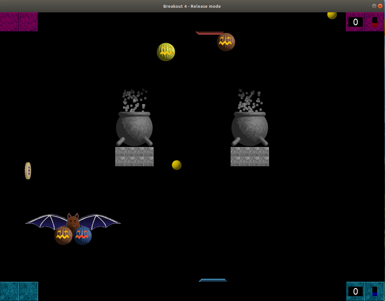 Zone halloween multijoueur du jeu Breakout4