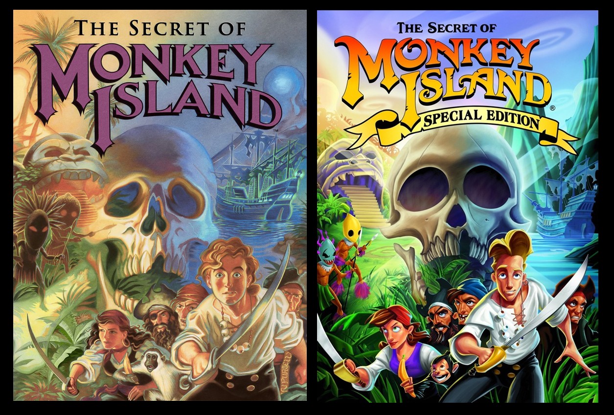 Cliquez sur l'image pour la voir en taille réelle   Nom : 		Monkey Island and remake.jpg  Affichages :	0  Taille :		361,7 Ko  ID : 			836620